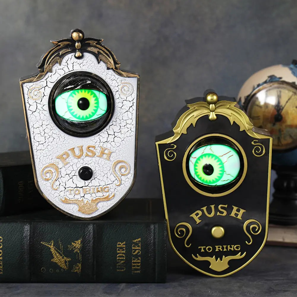 One-Eyed Glowing Halloween Doorbell Prop