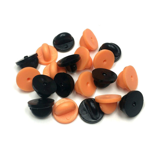 Halloween Rubber Pin Backs - 20 Pack