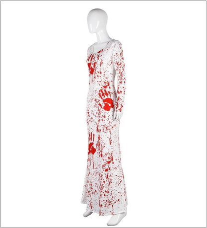 Ghost Bride Vampire Party Evening Dress