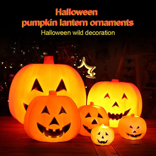 Voice-Activated Glowing Pumpkin Lanterns