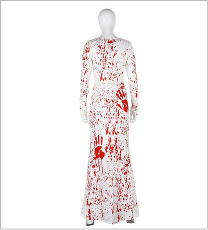 Ghost Bride Vampire Party Evening Dress