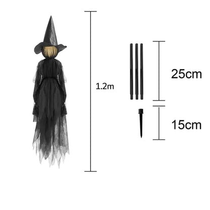 Scary Halloween Witch Decoration