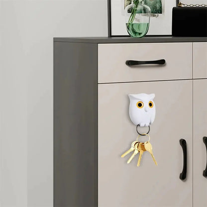 Scary Night Owl Magnetic Key Hooks