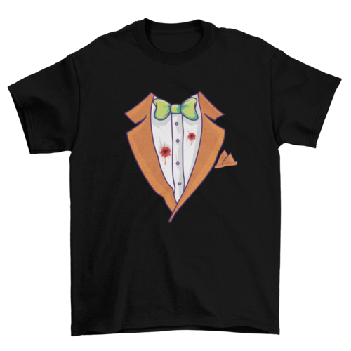 Halloween Tuxedo Costume T-shirt Design