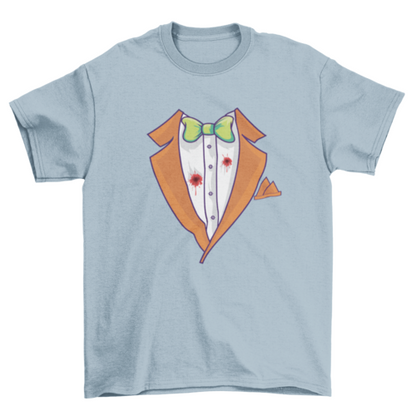 Halloween Tuxedo Costume T-shirt Design