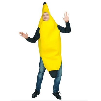 Men's Cosplay Adult Fancy Dress Funny Sexy Banana Costume