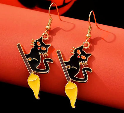 Halloween Themed Drop Earrings