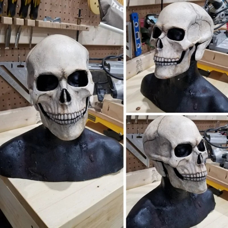 Full Head Skull Skeleton Mask Halloween Costume