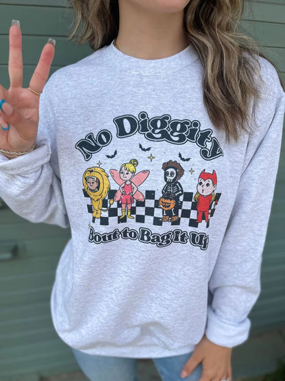 No Diggity Halloween Sweatshirt