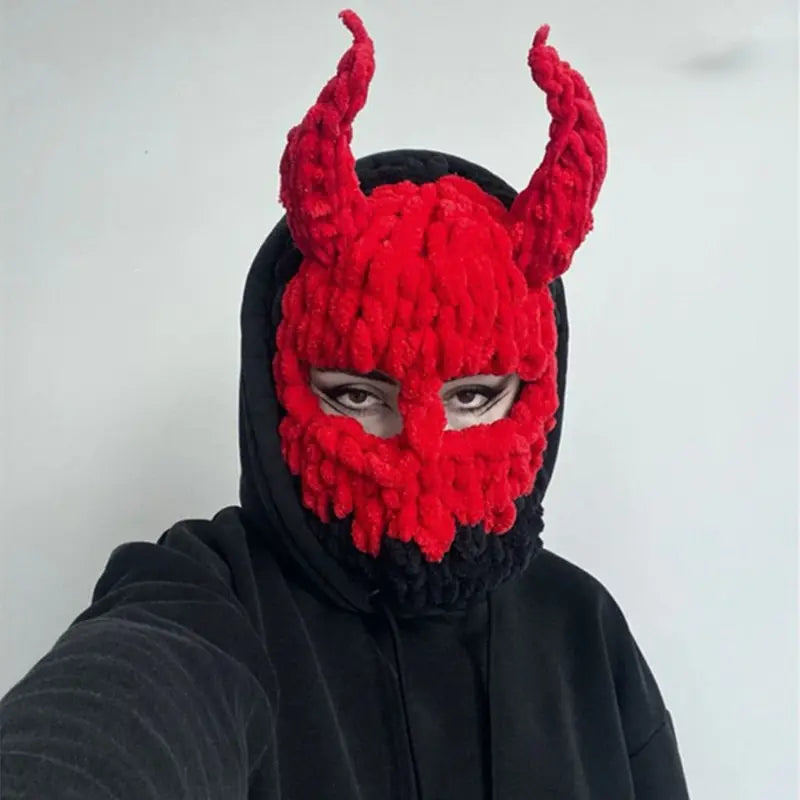 Halloween Knitted Balaclava Hat