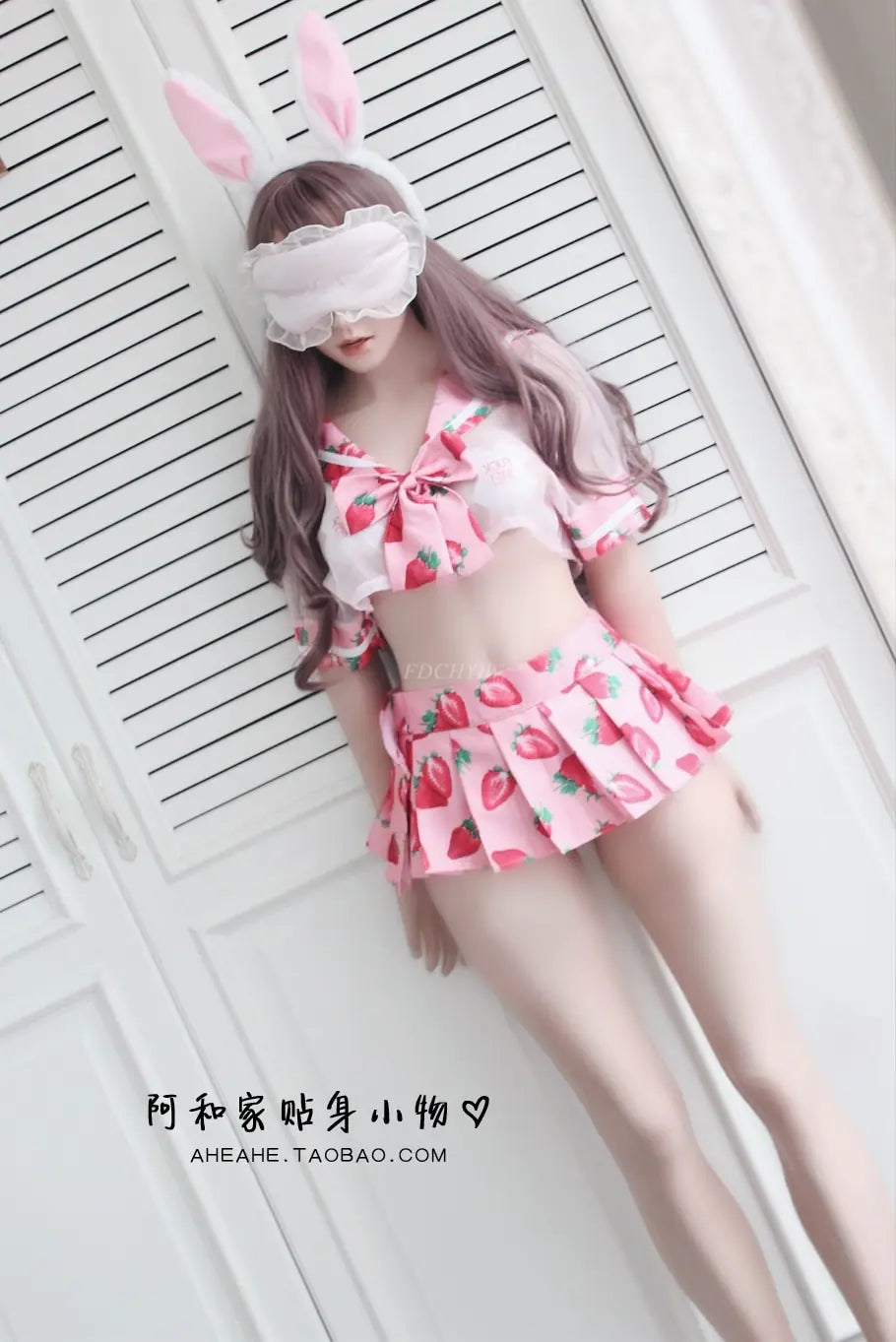 Strawberry Printed Cosplay Costume