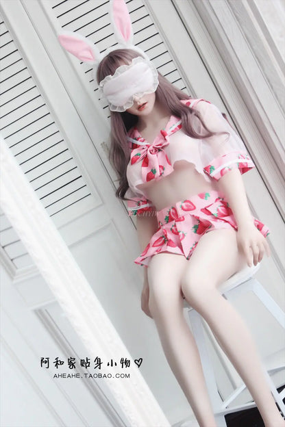 Strawberry Printed Cosplay Costume