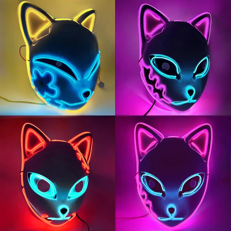 Halloween LED Cat Mask