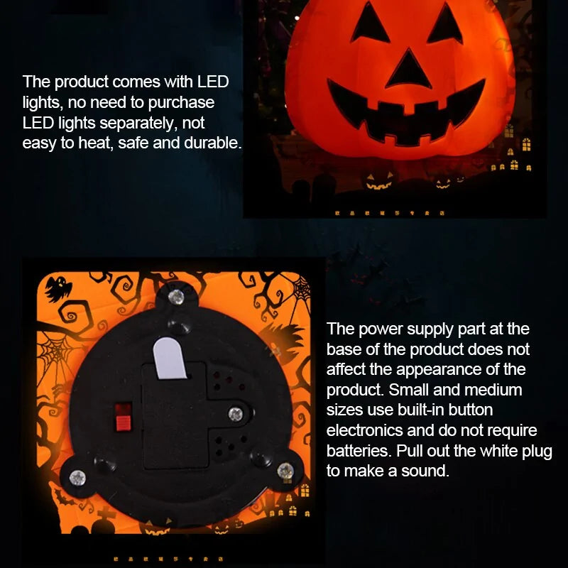 Voice-Activated Glowing Pumpkin Lanterns