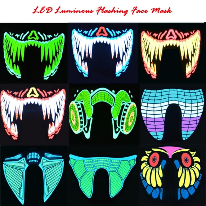 Halloween Party LED Mask